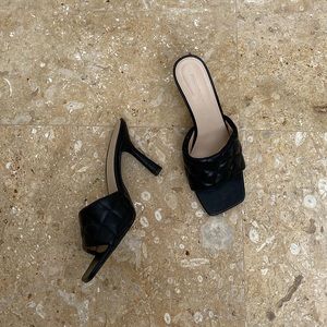 Princess Polly Leigh heels in black
